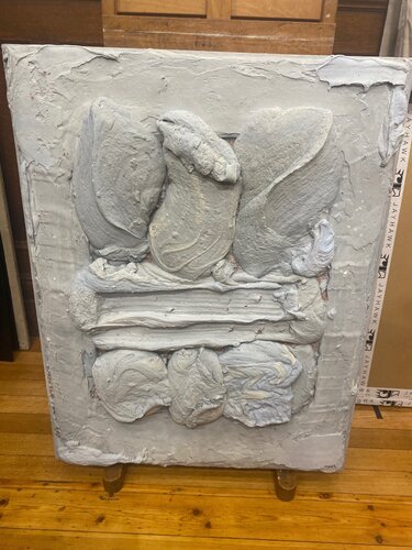 De Grijsen Toetsen" "Les touches grises" van Bram Bogart, Schilderij te koop op Singulart