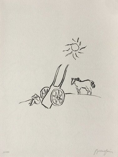 La charette II by Pierre Boncompain, 인쇄 for Sale on Singulart