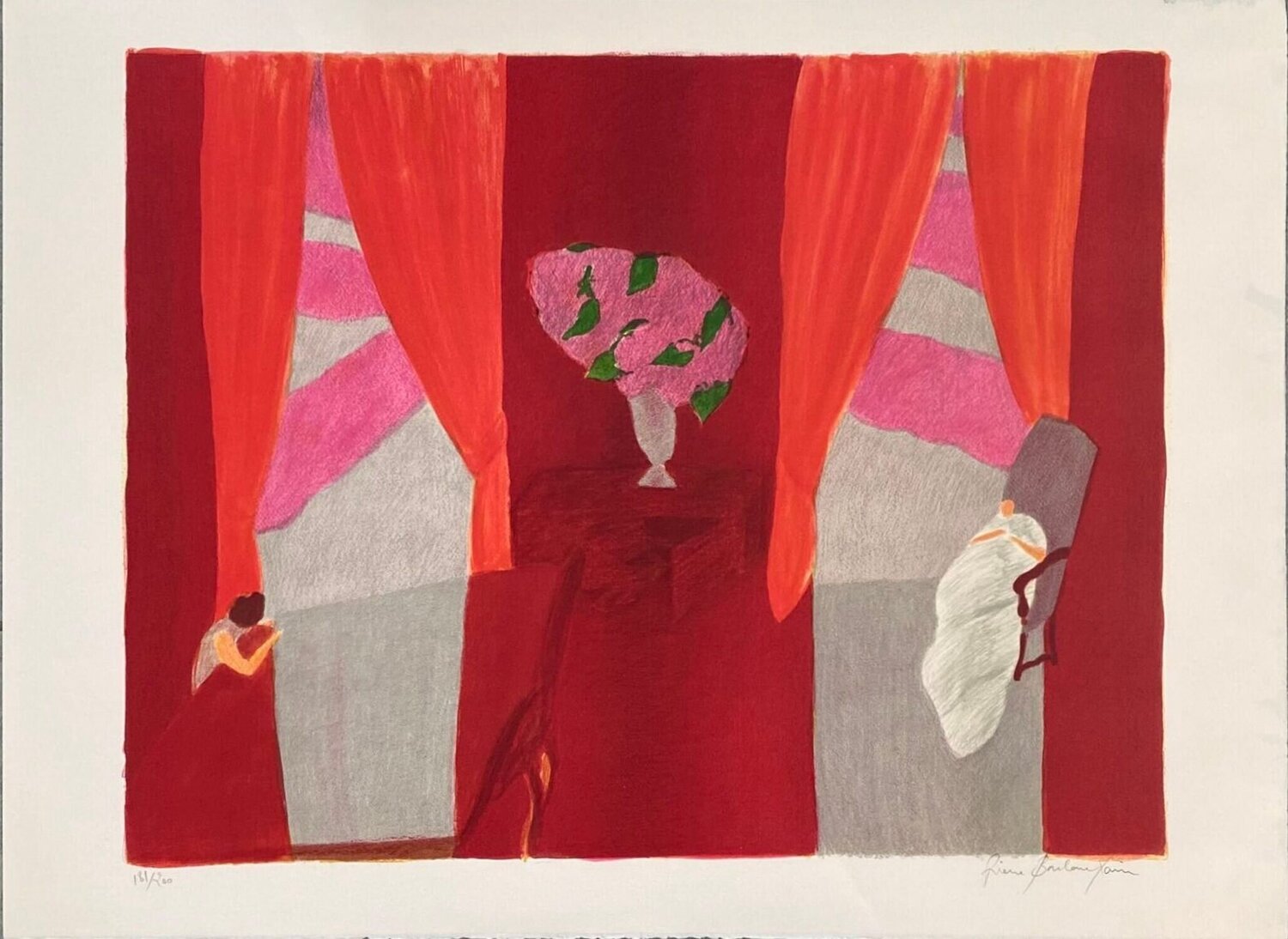 Le salon rouge Pierre Boncompain