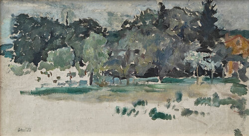 Paysage du Grand-Lemps by Pierre Bonnard, 絵画 for Sale on Singulart