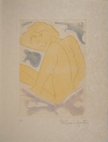 Nu courbé by Alain Bonnefoit, Print for Sale on Singulart