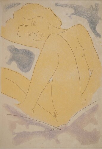 Nu courbé by Alain Bonnefoit, Print for Sale on Singulart