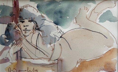 Jim by Alain Bonnefoit, Work on Paper for Sale on Singulart