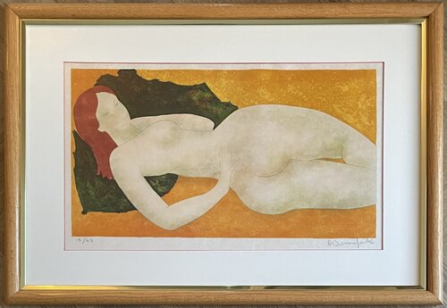 Lying Nude von Alain Bonnefoit, Druck kaufen auf Singulart