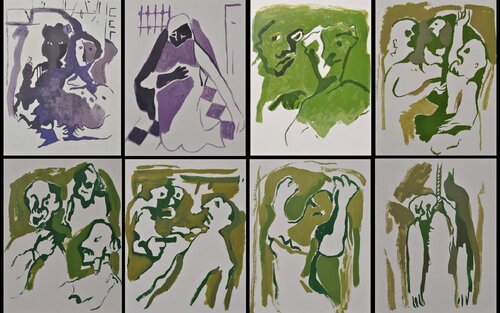 Les possédés di Francisco Bores, Stampa in vendita su Singulart