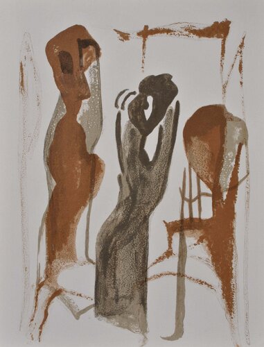 La dévotion à la croix di Francisco Bores, Stampa in vendita su Singulart