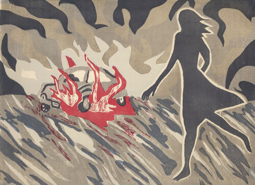 Car Crash by Richard Bosman, Print for Sale on Singulart