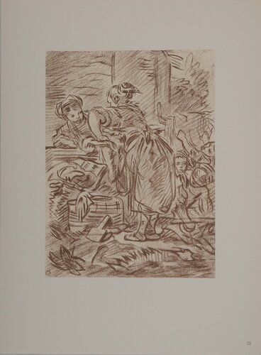 Les laveuses von François Boucher, Druck kaufen auf Singulart