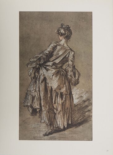 Jeune femme marchant di François Boucher, Stampa in vendita su Singulart