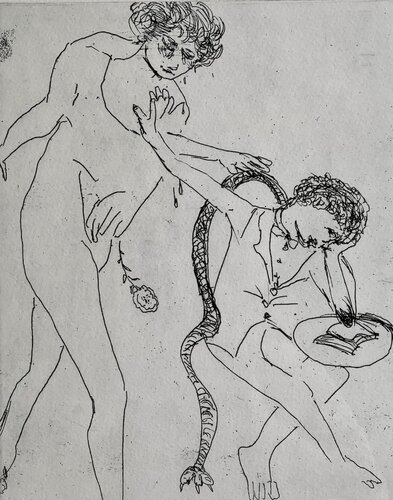 Poet Rejecting His Muse van Arthur Boyd, Afdruk te koop op Singulart