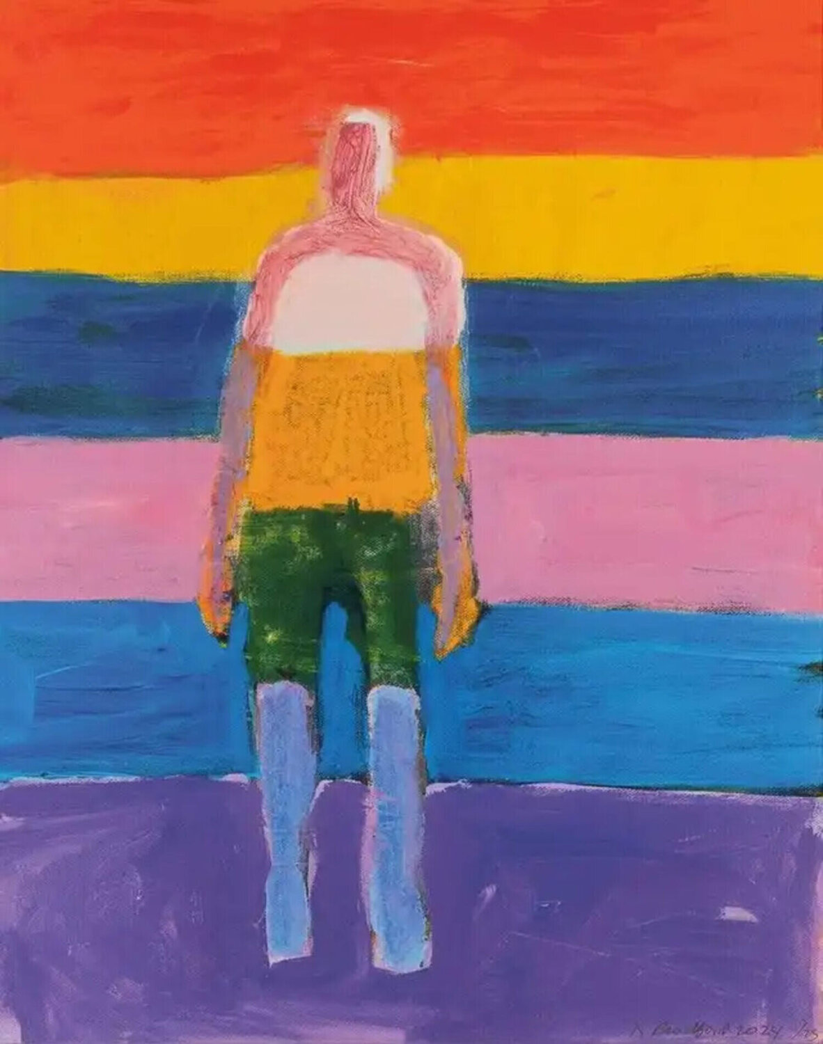 Person with Colors Katherine Bradford Druck zu verkaufen