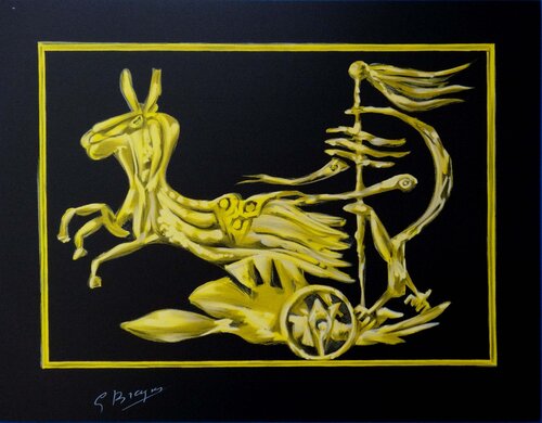 Le char de Médée, Lithographie signée by Georges Braque, Print for Sale on Singulart