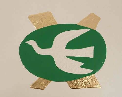 La colombe sur fond vert van Georges Braque, Afdruk te koop op Singulart