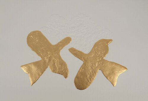 Les deux colombes en vol Georges Braque