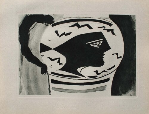 Le vase grec, Héliogravure, 1950 Georges Braque