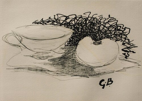 Nature morte à la pomme Georges Braque