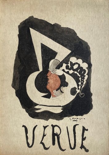 Nature morte au visage von Georges Braque, Druck kaufen auf Singulart