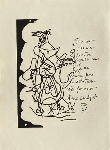 Je ne suis pas un peintre révolutionnaire by Georges Braque, Work on Paper for Sale on Singulart
