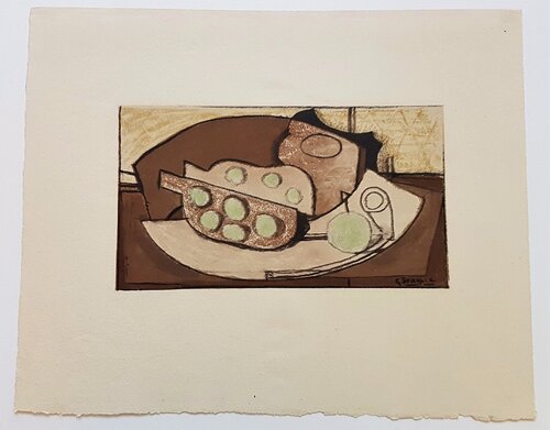 Grenade et Pipe from the Espace Portfolio Georges Braque