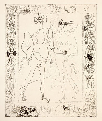 from La Théogonie d'Hésiode, Vallier 20A van Georges Braque, Afdruk te koop op Singulart