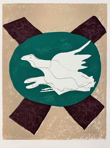 Oiseau sur fond X by Georges Braque, Print for Sale on Singulart