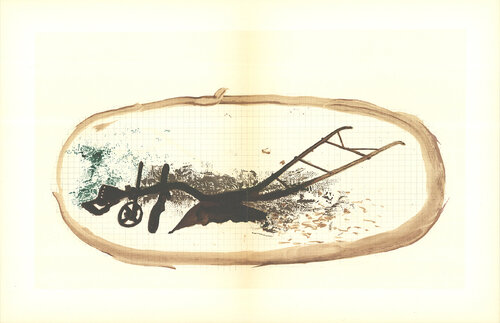 La Charrue - 1960 Lithograph 15" x 11" by Georges Braque, Print for Sale on Singulart