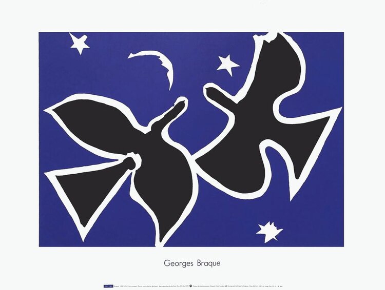 BRAQUE l'œuvre graphique ポスター m12686-top.jpg