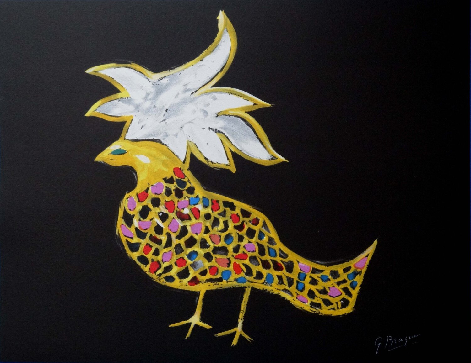 Phénix, Lithographie signée Georges Braque Print for sale