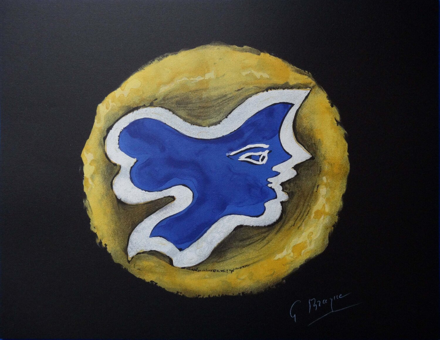 Antigone, Lithographie signée Georges Braque Impresión en venta