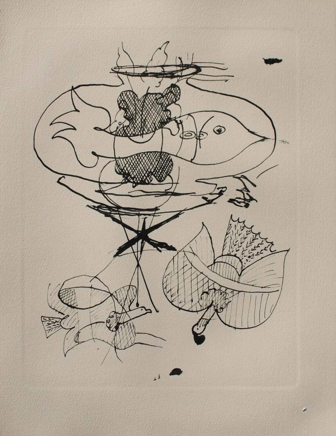 L'aquarium, Héliogravure, 1950 Georges Braque Afdruk te koop