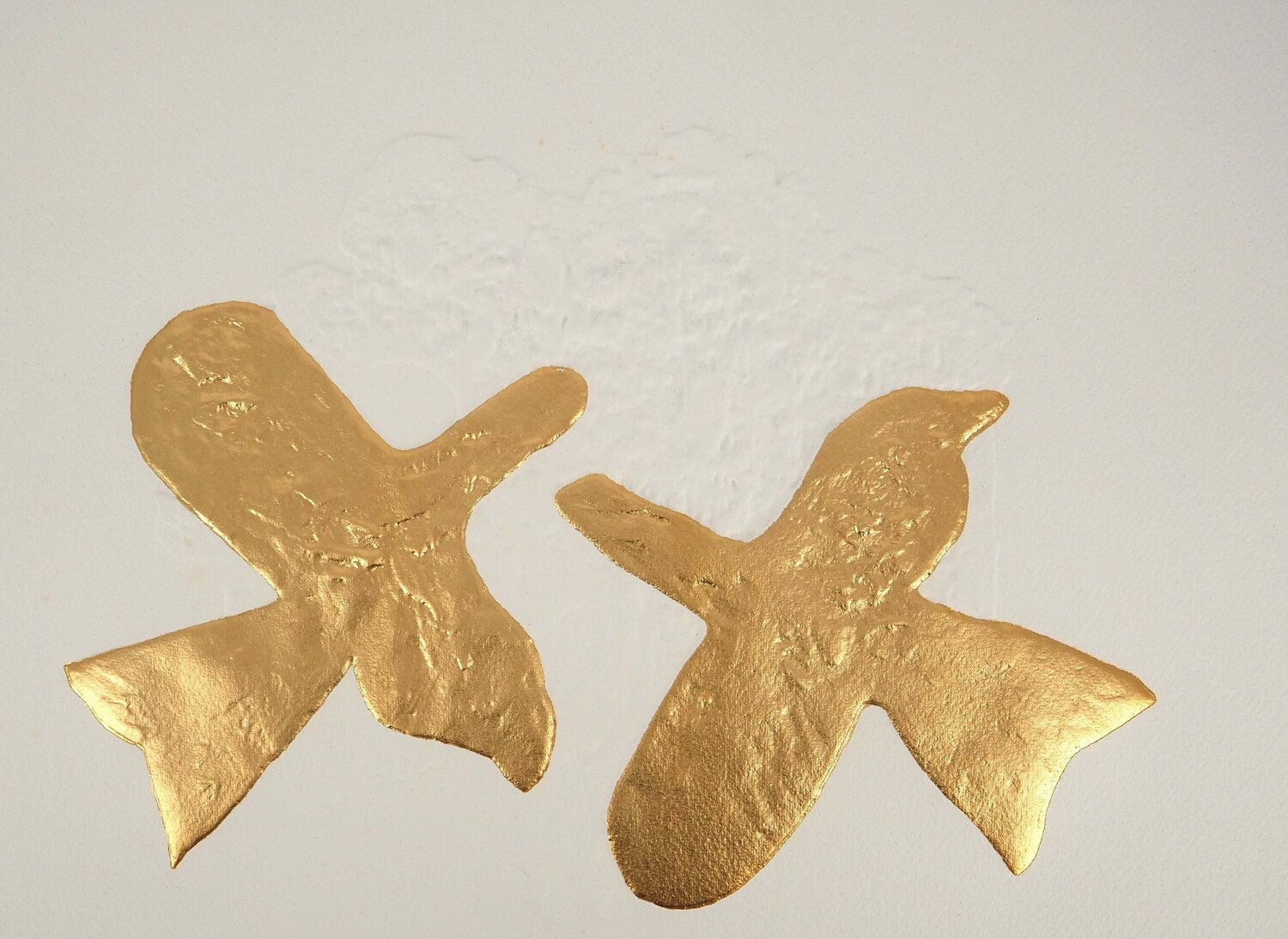 Les deux colombes en vol Georges Braque