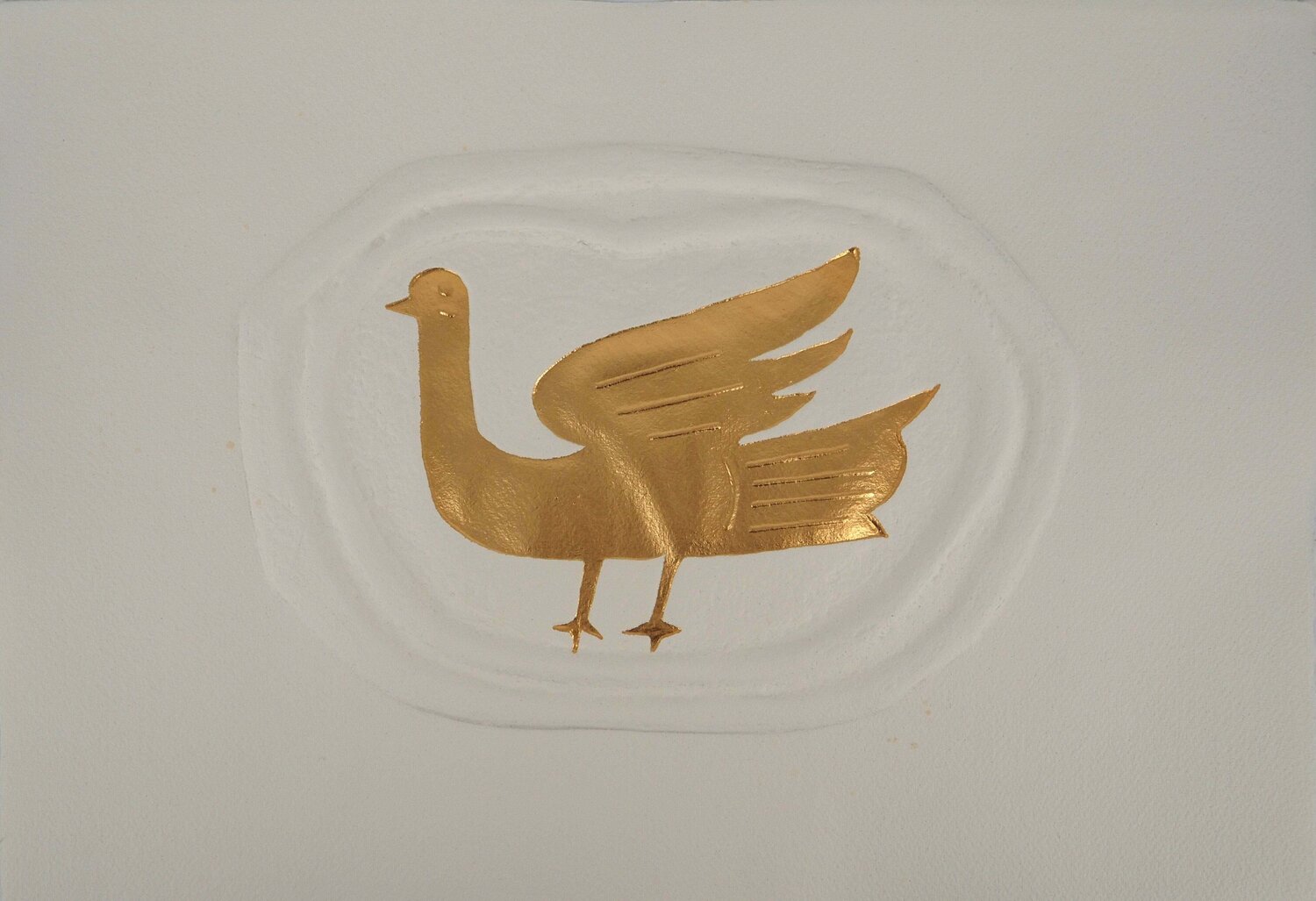 La colombe dorée Georges Braque Print for sale