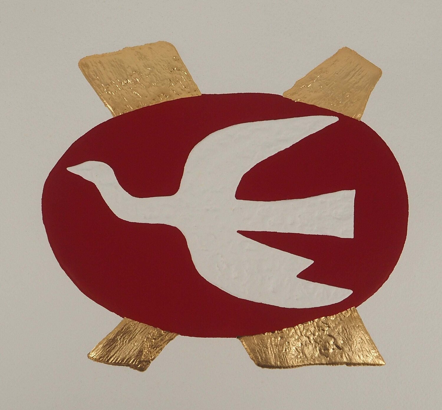 Colombe volant au coucher de soleil Georges Braque