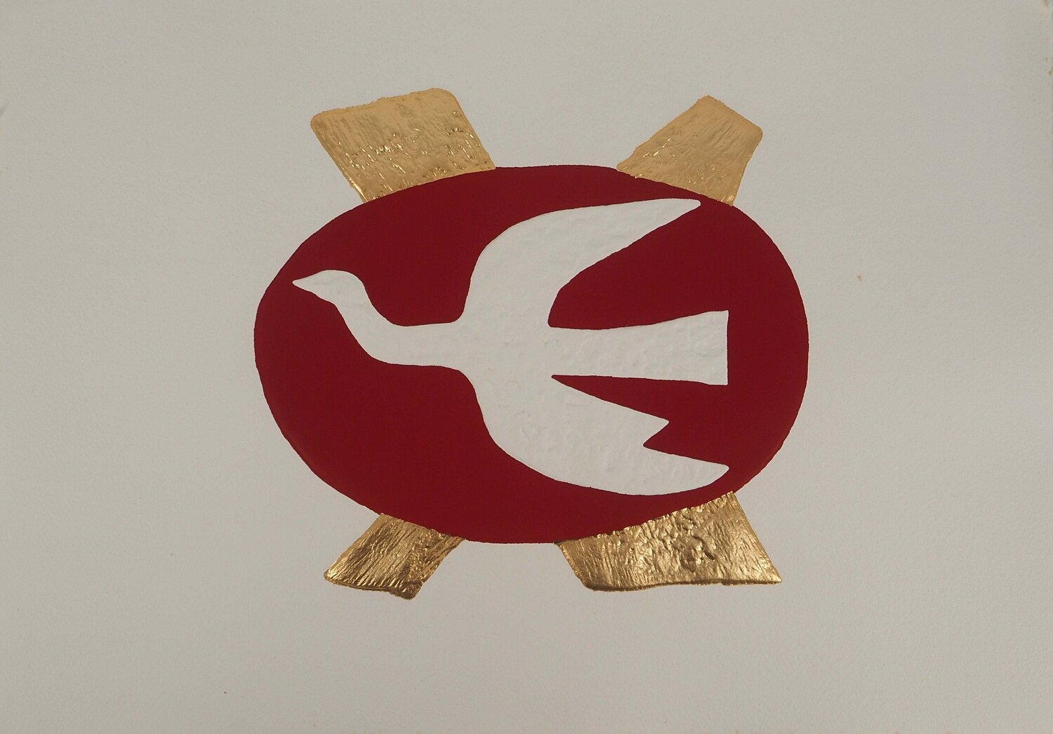 Colombe volant au coucher de soleil Georges Braque Impresión en venta