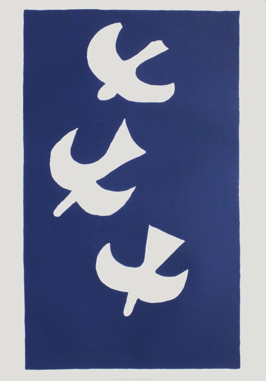 Les oiseaux I Georges Braque Print for sale