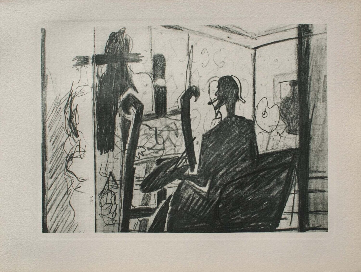 L'atelier du peintre Georges Braque Impresión en venta
