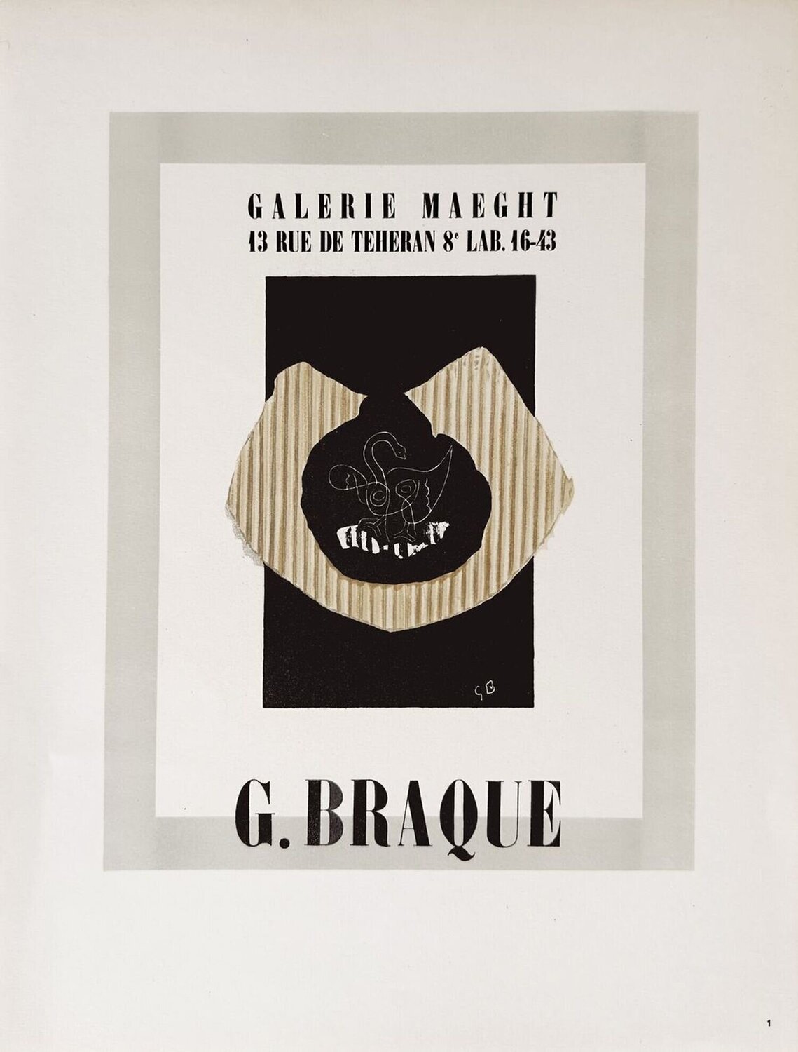 AF 1946 - Galerie Maeght Georges Braque