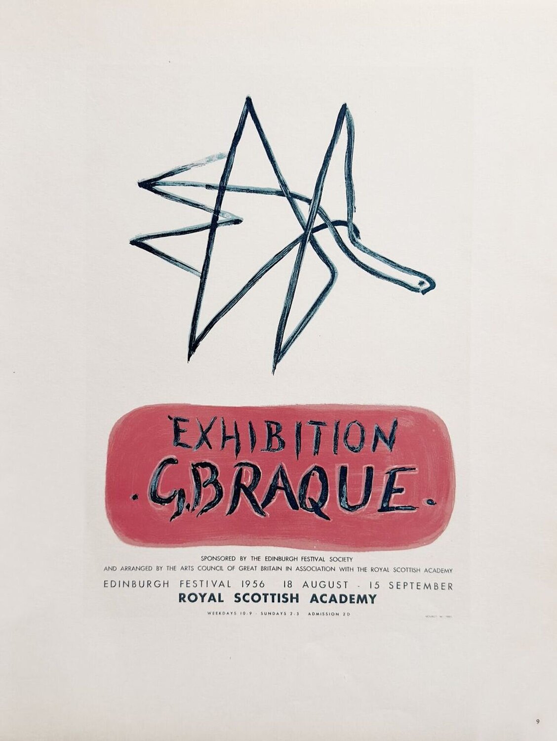 AF 1958 - Royal Scottisch Academy Georges Braque