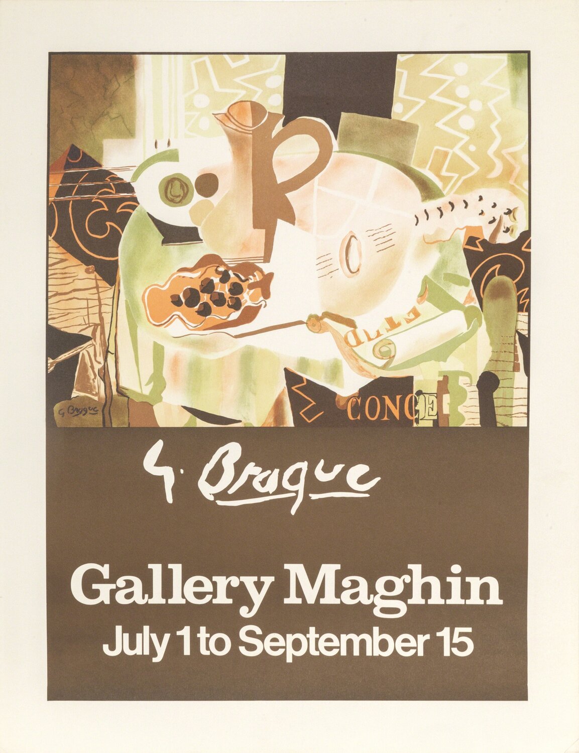 Gallery Maghin Braque Exhibition Georges Braque