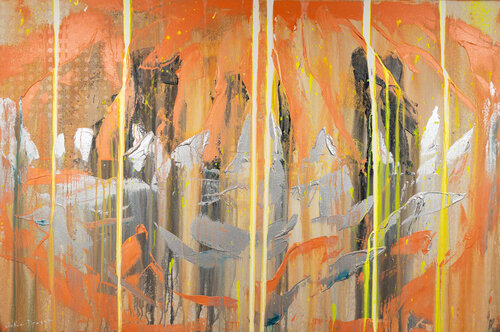 The nine Muses van Antoni Dragan, Schilderij te koop op Singulart