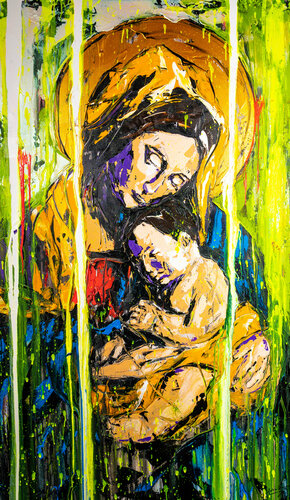 Birth Death Eternity van Antoni Dragan, Schilderij te koop op Singulart