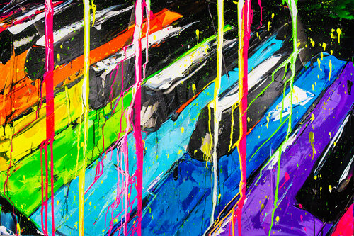 Liquefy Piano von Antoni Dragan, Malerei kaufen auf Singulart