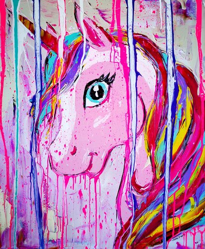 Unicorn di Antoni Dragan, Pittura in vendita su Singulart