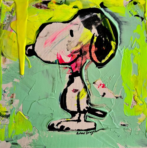 Snoopy! di Antoni Dragan, Pittura in vendita su Singulart