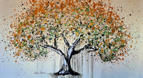 Gold Tree de Antoni Dragan, Pintura a la venta en Singulart