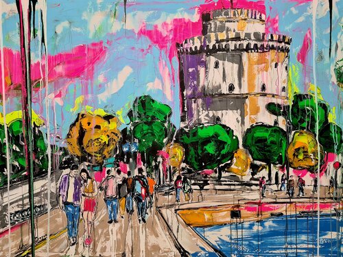 Thessaloniki di Antoni Dragan, Pittura in vendita su Singulart