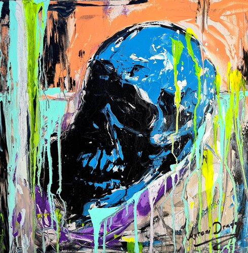 Blue Skull Antoni Dragan