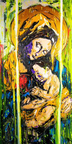 St. Mary Jesus limited edition print von Antoni Dragan, Druck kaufen auf Singulart