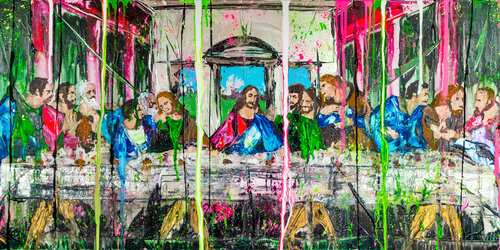 The last supper limited edition print by Antoni Dragan, Print for Sale on Singulart