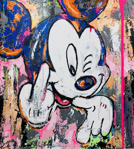 No F’s Given di Antoni Dragan, Pittura in vendita su Singulart